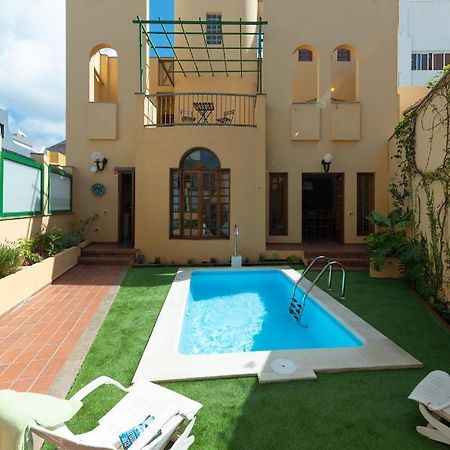 The Yellow House - Solarium - Climatized Pool Gáldar エクステリア 写真