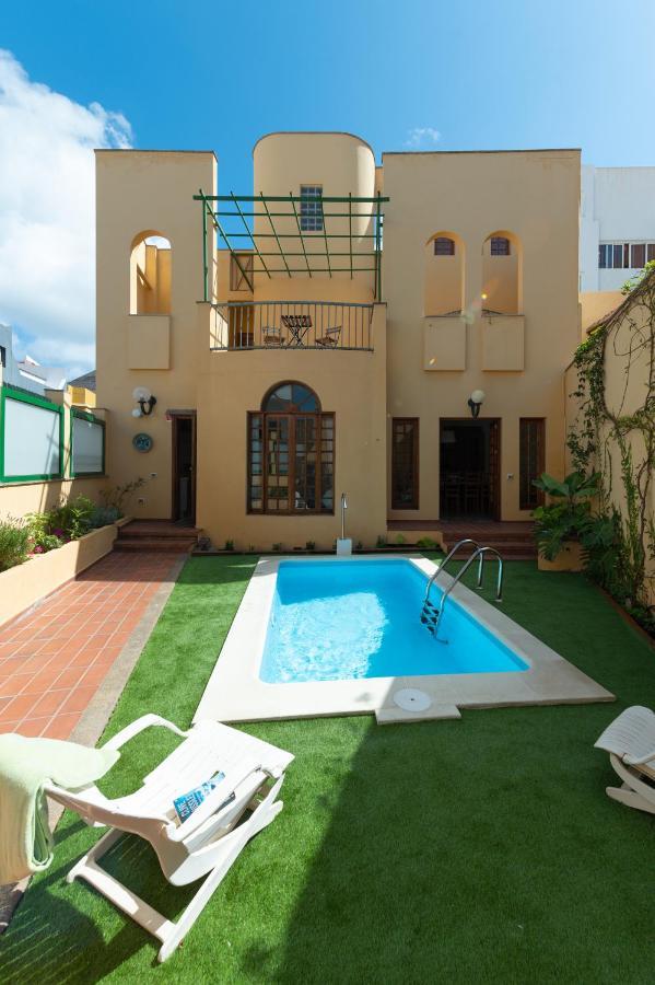 The Yellow House - Solarium - Climatized Pool Gáldar エクステリア 写真